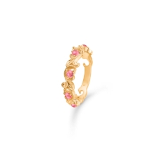 Billede af Mads Z "Vintage Blooming" ring 14 kt. guld m. pink turmalin (str. 60)