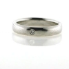 Billede af Ring med brill. 0,05 w/vs. (str. -59) 14 kt. hvg.