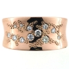 Billede af Ring hulkilet i forløb m. 1* 0,04 ct. + 2* 0,03 ct. + 6* 0,02 ct. + 3* 0,01 ct. w/vs. brillanter 14 kt. rosa guld