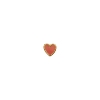 Billede af STINE A ørestik Petit Love Heart forgyldt sølv coral emalje (1 stk)