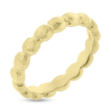 Billede af Ring kugler hele vejen rundt, massiv, str. -59. 14 kt.  facon + 7,5 gr. (prisen er excl. guld)