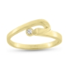 Billede af Ring cubic zirkonia guld