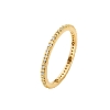 Billede af Spirit Icons Chic ring 1,5 mm. 14 karat guld med 0,27 ct. w/vs str. 50