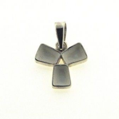 Billede af Tand vedh. m. 3 tænder 925s