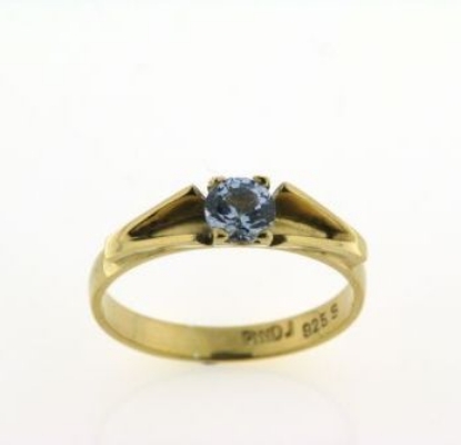 Billede af Ring m. 5 m/m. syn. sten................