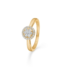 Billede af Mads Z "Eleanor" ring 14 kt m. 0,33 ct. brillanter w/si str. 52