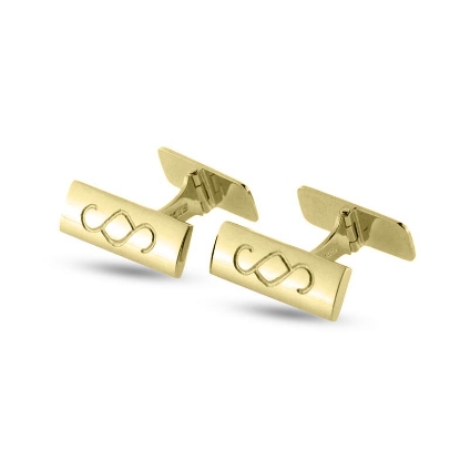 Billede af Manchetknapper med paragraftegn 14 kt.