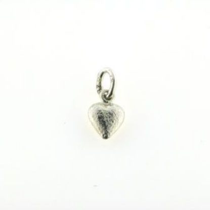 Billede af Vedhæng hjerte, massivt 14 kt. hvg.