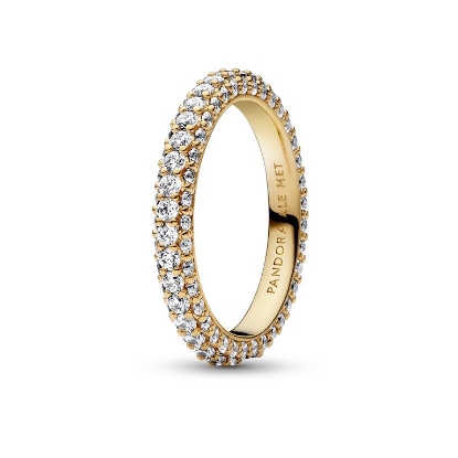 Billede af Pandora Timeless Pavé ring forgyldt metalblanding m. cz (str. 48-60)