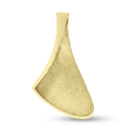 Billede af Vedhæng "Curved Dimension" i guld