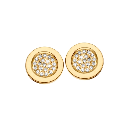 Billede af *Spirit Icons Gaia ørestikker 14 karat guld med 0,132 ct. w/vs 