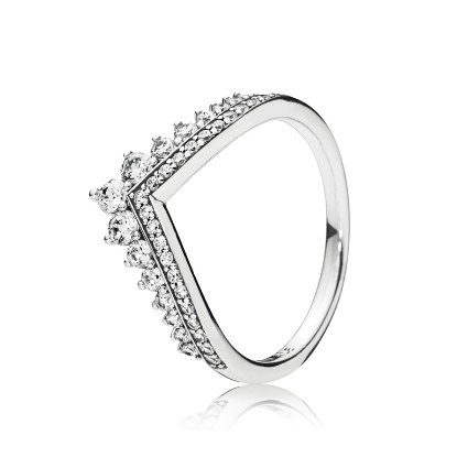 Billede af Pandora Tiara Wishbone ring sølv str. 48-60