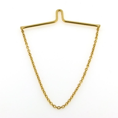 Billede af Slipsekæde rund anker, tr. 50 med bøjle 8 kt.