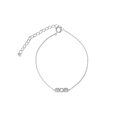 Billede af STINE A armbånd Wow Mom sølv (15,5-21 cm)