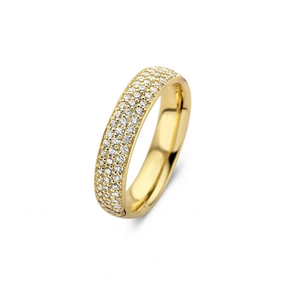 Billede af Spirit Icons ring Vivendi sølv forgyldt med zirkonia (str. 50-64)