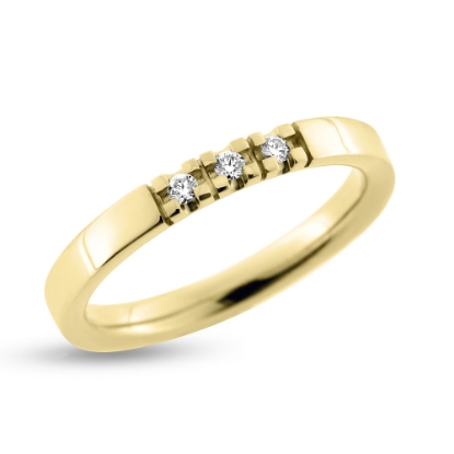 Billede af Alliancering 3* 0,03 w/vs. 14 kt.