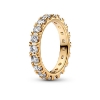 Billede af Pandora Funklende Række Eternity ring forgyldt metalblanding m. cz (str. 48)