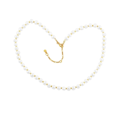 Billede af Hultquist Arabella Halskæde sølv forgyldt (40+5 cm)