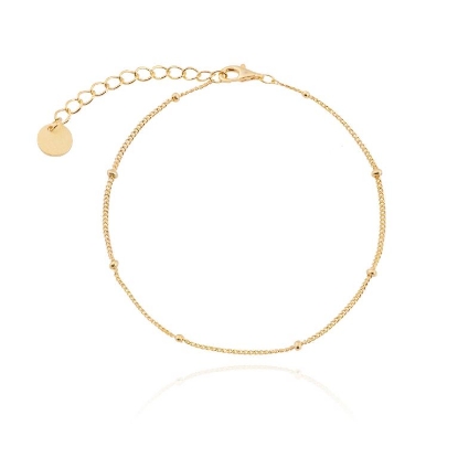 Billede af WiOGA Lina armbånd forgyldt sølv (15,5-18 cm)