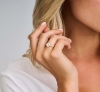 Billede af Spirit Icons Romance ring forgyldt sølv synt. zirkonia str. 48