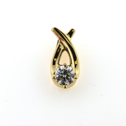 Billede af Vedhæng brill. 0,60 ct. w/vs. 18 kt.