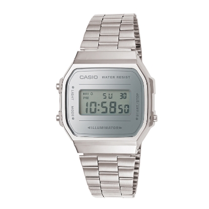 Billede af CASIO CLASSIC/RETRO BASIC (3298) stål lænke digital