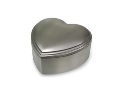 Billede af Nordahl Andersen Smykkeskrin hjerte fortinnet