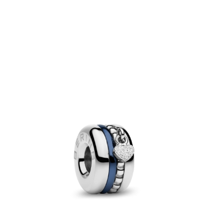 Billede af Bering charm Arctic Symphony, poleret sølv blå ring