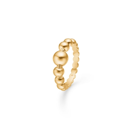 Billede af Mads Z ring 14 kt. "Big Ball" small str. 52