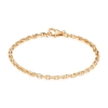 Billede af Armbånd anker facet 8kt t 1,00/br 2,5mm 21cm