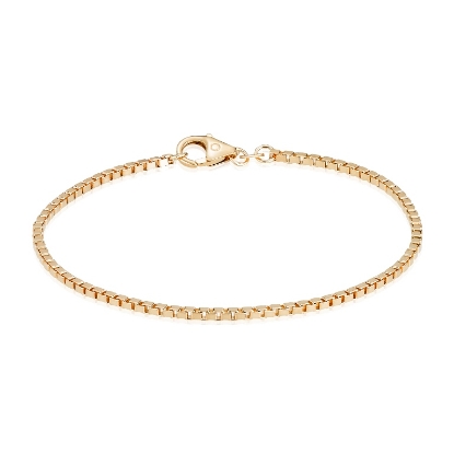 Billede af Armbånd venezia 14kt bredde 2,00/1,80mm 18,5cm
