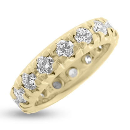 Billede af Alliancering med 5 brill. a 0,25 w/vs. 14 kt.