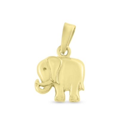 Billede af Vedhæng elefant 14 kt.