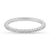 Billede af By Pind ring sølv rhodineret med zirkoniasten str. 49