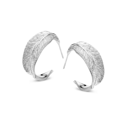 Billede af *Spirit Icons Fall Hoop øreringe sølv