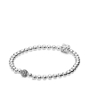 Billede af Pandora Beads & Pavé armbånd sølv cubisk zirkonia 21cm