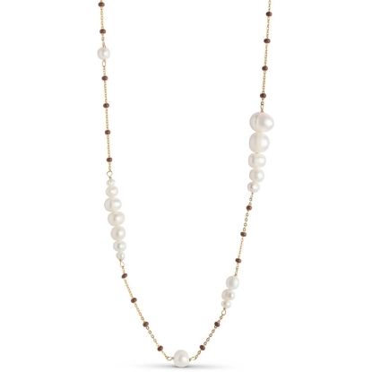 Billede af *ENAMEL Copenhagen Lola Carmen Copper halskæde forgyldt sølv (38 + 4cm)