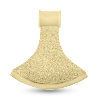 Billede af Vedhæng thorshammer - viking økse 925 s forgyldt (forgyldning vil blive slidt af ved brug !)