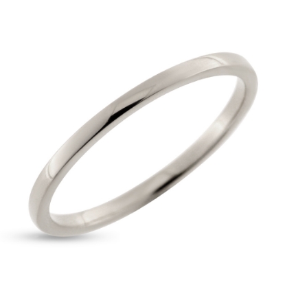 Billede af Garderring blank, bredde 1,6 mm, tyk 1,7 mm, 14 kt hvg