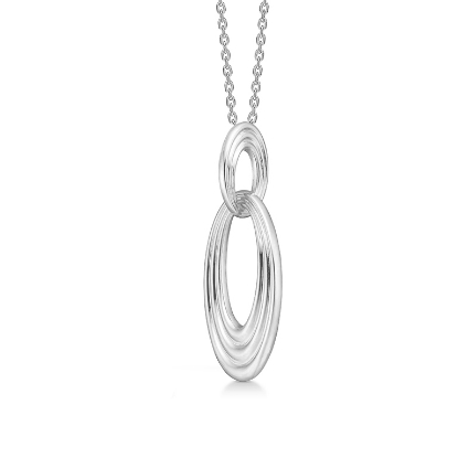 Billede af Mads Z "Tide" halskæde sølv 