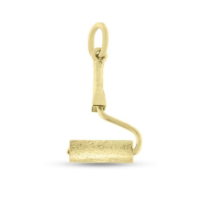 Billede af Vedhæng malerrulle 14 kt. facon + 5,3 gr. (prisen er excl. guld)