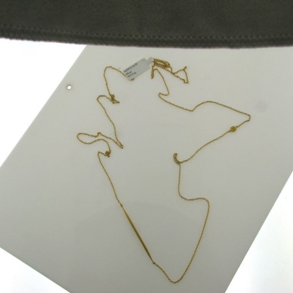 Billede af *Kranz&Ziegler halssmykke sølv forg mat m/stav 85cm