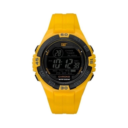 Billede af *CAT Digimax herreur digital gul gummirem 10bar 47mm