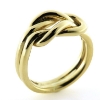 Billede af Ring, råbåndsknob 14 kt. (str. 60 -69)
