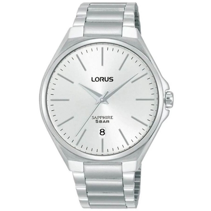 Billede af Lorus Classic herreur stål sølvfarvet skive safirglas 5bar 40mm