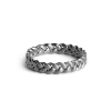 Billede af *Jane Kønig Medium Braided ring sølv flet str. 50