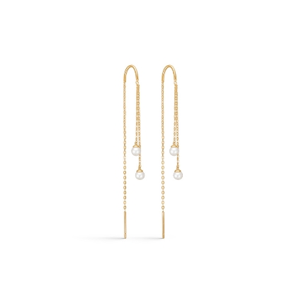 Billede af Mads Z "Ellie" øreringe 8 kt m. kulturperler