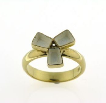 Billede af Tandring 3 tand (incl. ny ring) 14 kt