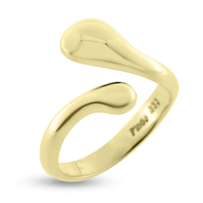 Billede af Ring "Parted" i guld