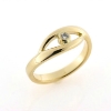 Billede af Ring med brill. 0,05 w/vs. 14 kt.